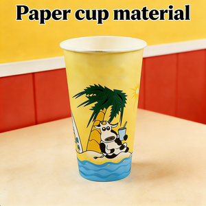 Vasos de Papel Desechables de Pared Simple de 12oz y 8oz para Llevar, Personalizados y de Venta Caliente de Wellons, para Cafeterías, Tiendas de Leche y Té - Product Image 1