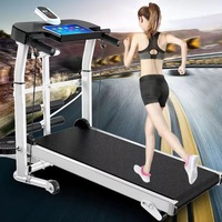 Tapis roulant mécanique non électrique pliable avec inclinaison réglable et roues mobiles, charge maximale de 150 kg - Machine d'exercice pour la marche