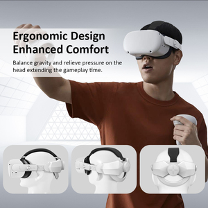 <span class=keywords><strong>Sangle</strong></span> de confort réglable <span class=keywords><strong>pour</strong></span> lunettes VR <span class=keywords><strong>Oculus</strong></span> <span class=keywords><strong>Quest</strong></span> <span class=keywords><strong>2</strong></span>, avec fixation étendue, protection du cuir chevelu, haute commodité - Product Image 6