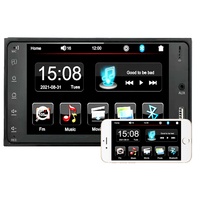 Pemutar USB Radio Mobil 7 Inci 2Din Untuk Toyota MP5 Radio Mobil 7 Warna Tombol Lampu Belakang Radio Mobil Toyota Pemutar Layar Sentuh