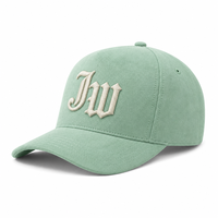 Casquette de baseball ajustable unisexe taille unique, menthe contrastante, visière pré-courbée, personnalisable (OEM/ODM), idéale pour cadeaux promotionnels en gros