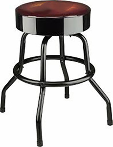 <span class=keywords><strong>Tabouret</strong></span> <span class=keywords><strong>de</strong></span> <span class=keywords><strong>bar</strong></span> pivotant chromé, capacité <span class=keywords><strong>de</strong></span> 300lb - Product Image 6