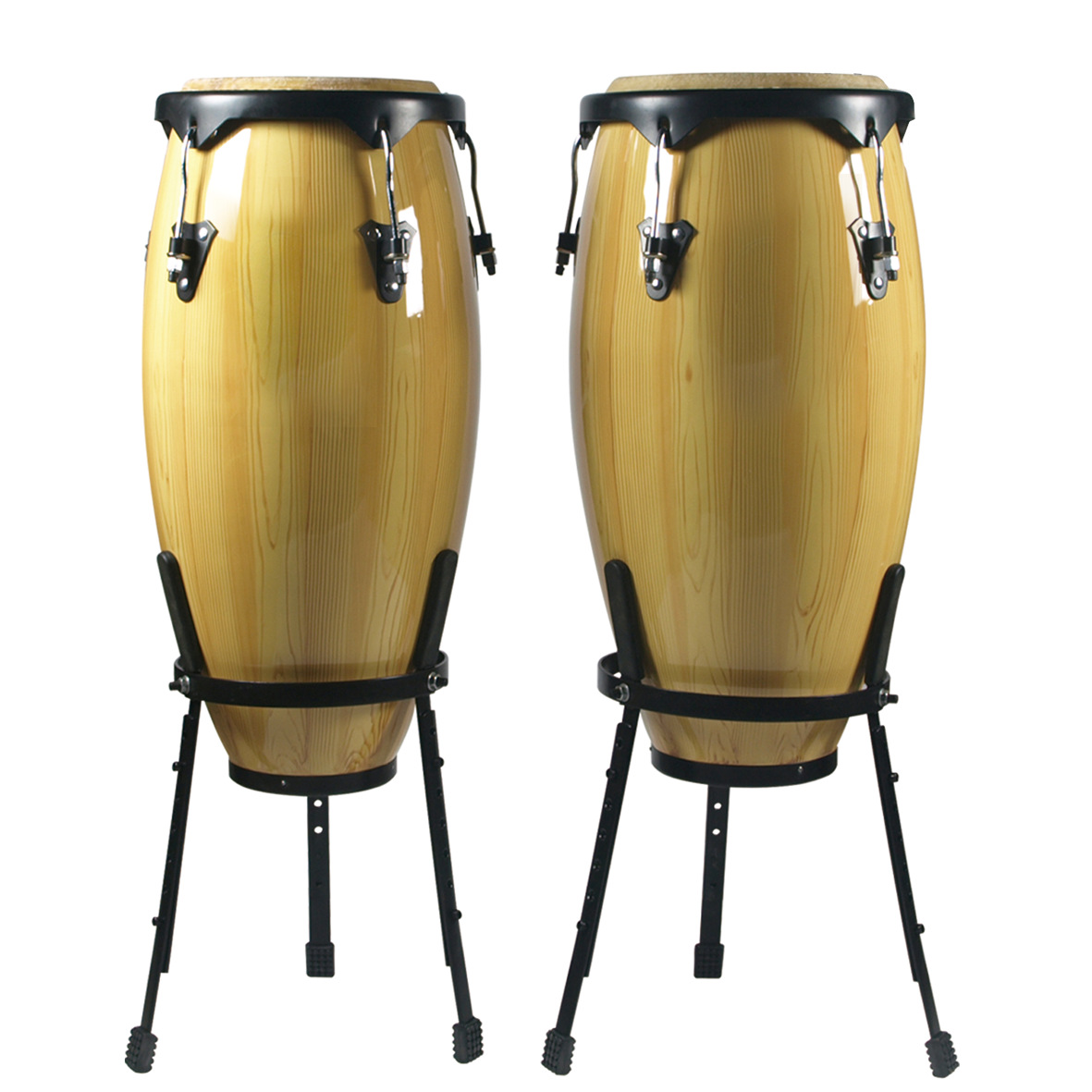 Mike Music Djembe Floor Stand - African Drum Stand 10 Inch 12 Inch Durable And Lightweight Universal Sitting Standing Support Frame For Percussion Drum