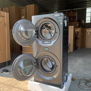 15KG Tower Washing Machine Front Loading 7KG Dryer With 10KG AI Smart Wash 1400RPM Spanish Language 220V 50hz <b>Stack</b> Kit Washing - Product Image 6