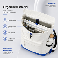 Sac à dos d'affaires personnalisé avec logo, sac de camping extérieur, sac à dos promotionnel de voyage à enroulement pour ordinateur portable