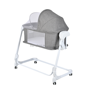 <span class=keywords><strong>Cuna</strong></span> Eléctrica Mecedora para Bebé, <span class=keywords><strong>Cuna</strong></span> <span class=keywords><strong>Colecho</strong></span> 4 en 1 con Altura Ajustable y Control Remoto - Product Image 3