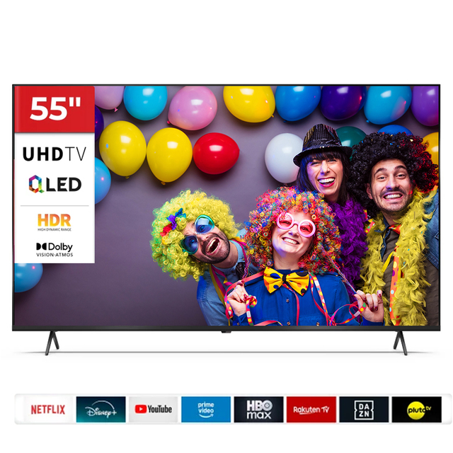 Wholesale Frameless 32 43 50 55 65 75 85 100 Inch 4K UHD HDR10 Android 15 Global Version Voice Control Smart LED TV Television
