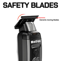 Tondeuse à cheveux sans fil professionnelle, moteur sans balais 7500 tr/min, batterie 2000 mAh, lame en céramique en T pour hommes, barbier, charge Type-C, 300 minutes d'autonomie