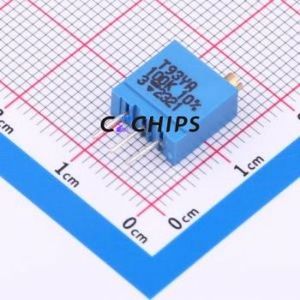 Resistencia Ajustable/Potenciómetro T93YA104KT20 SIP-3P, Resistencia de 9.7x5mm, 100kOhm, 10%, 500mW, 100ppm ℃ - Product Image 1