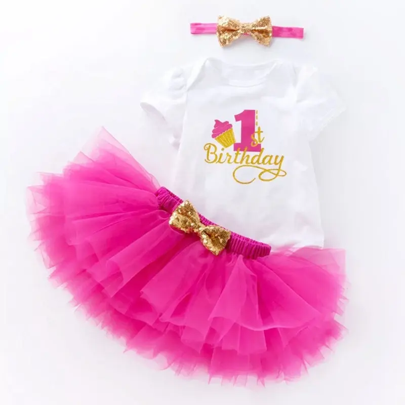 Birthday Dress 1 Year Old Girl New Born Baby Girl Dress Summer Clothes For Girls Party Tutu Dresses Outfit Kids Clothing