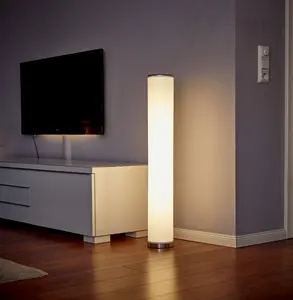 Modern bedroom black led simple RGB floor light color changing minimum corner stand smallest corner floor lamp