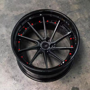 Rines Deportivos OEM <span class=keywords><strong>de</strong></span> Fibra <span class=keywords><strong>de</strong></span> Carbono Forjada, 5-6 Pernos, 17-26 Pulgadas, Negro Brillante, Acabado Mecanizado, Diseño Cóncavo, Nuevos, 35 mm, 9 Años <span class=keywords><strong>de</strong></span> Garantía - Product Image 5