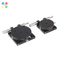 C & K Korea Import JCR Series Table de scène rotative manuelle pour accessoires optiques Rotary