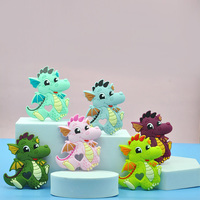 Bpa Free Soft Silicone Baby Animal Chew Teethers untuk Bayi yang Sedang Tumbuh Gigi, Teman Terbaik Bayi, dan Mainan Sensorik Bayi Semua dalam Satu.