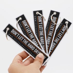 Porte-clés tissé personnalisé en gros, style Jet Tag, pour événements communautaires des anciens combattants, souvenir - Product Image 2