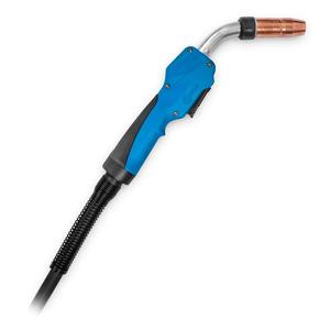 Pistolet de soudage MIG Miller Electric 250A, câble de 15 pieds, interrupteur simple, torche de soudage plaquée cuivre - Product Image 2