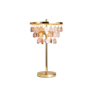 Lámpara de Mesa de Estilo Escandinavo Moderno Vintage para Dormitorio, Cuerpo de Hierro Rústico con Pantalla Redonda Grande, Alimentación CA, Luz LED Blanca Cálida - Product Image 2