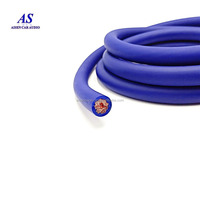 Cable de alimentación de audio para coche azul 0 GA AWG para instalación de amplificador de audio para coche