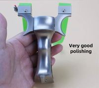 Slingshot en aluminium aéronautique YISHUN modèle 021, haute précision, visée réglable, puissant, bande élastique plate, professionnel, pour l'extérieur