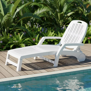 Nouveau Fauteuil <span class=keywords><strong>de</strong></span> <span class=keywords><strong>Soleil</strong></span> Moderne <span class=keywords><strong>en</strong></span> Plastique, Réglable, pour Extérieur, Plage, Hôtel, Piscine, Parc, Villa, Portable - Vente Chaude Usine - Product Image 1