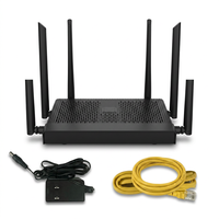 Routeur ONU WiFi 6 AX3000 OUXINDA 4GE Gigabit Double Bande 2.4G+5.8G Appareil Réseau Domestique Mesh Compatible IP