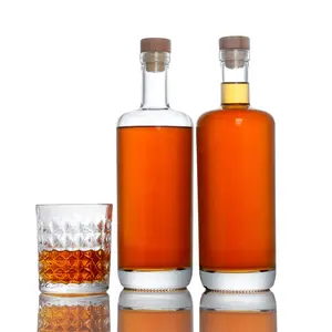 खाली स्वनिर्धारित लोगो 700 ml 750 ml cachaca XO आत्माओं शराब कांच की बोतलें यूरोप प्रसिद्ध जिन बोतल