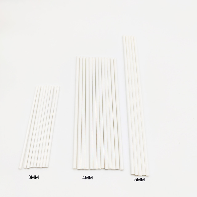 High Quality Various Sizes White Paper Stick Sweet Lollipop Cotton Candy Paper Stick