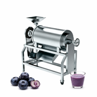 Commerciële RVS Elektrische 220V 110V 380V Enkelkanaals Avocado Tomaat Druif Fruit Sap Puree Pulper