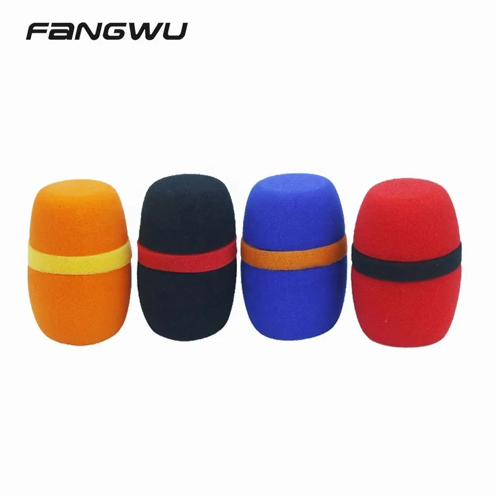 High Quality Print Logo Microphone Foam Cover