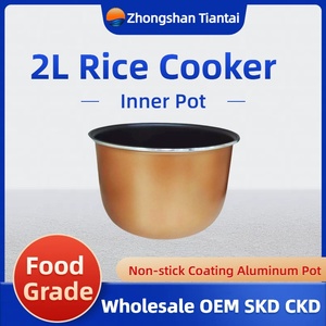 หม้อหุงข้าวอัจฉริยะขนาดเล็ก 2 ลิตร แบบขายส่งจากโรงงาน หม้อในเคลือบสารลดน้ำตาล รูปทรงสี่เหลี่ยม สำหรับใช้ในบ้าน พร้อมหน้าจอสัมผัสและถ้วยตวง - Product Image 5