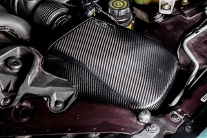 13-16 Schnellere Reaktion Real Dry Carbon Fiber Ansaug system für Jaguar XJL 3.0T GTR Motor Carbon Fiber Lufteinlass rohr - Product Image 5