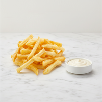 Papas Fritas Francesas Cocidas Personalizadas al por Mayor de 7*7mm y 9*9mm - Snacks Congelados Saludables, Bajos en Grasa y Suaves