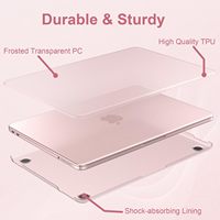Coque rigide en plastique PC mat givré pour ordinateur portable Macbook Neo A3404 Air 13.6 Air 15 Pro 14 Pro 16 pouces M5 M4 M3 M2 M1