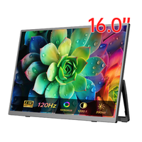 Vente flash EIMIO OEM ODM Moniteur de jeu portable 16 pouces QHD IPS avec interface Type-C pour Nintendo Switch Steam Play