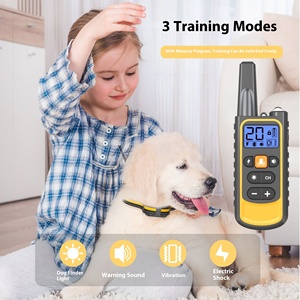 Kerah Kereta anjing IP67/1000m anjing statis/Vibe/bip keturunan besar isi ulang CE/FCC - Product Image 2