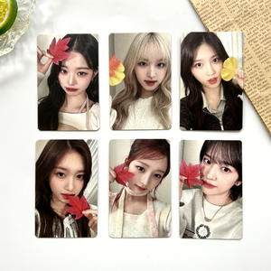 Tarjetas de Regalo de Papel a Color de Doble Cara Personalizadas de Alta Calidad, Fototarjetas Impresas con Serigrafía Holográfica Kpop para Colección - Product Image 2