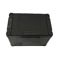 Портативный автомобильный холодильник GCSOAR 30L 40L 50L с двойной температурой, теплый и холодный мини-холодильник с колесами для путешествий, кемпинга на открытом воздухе