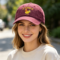 Gorra de Béisbol Personalizada con Bordado de Animales F-CAW-F, Gorra de Béisbol Deportiva Ajustable, Estilo Vintage, de Algodón Lavado y Desgastado, Patriótica