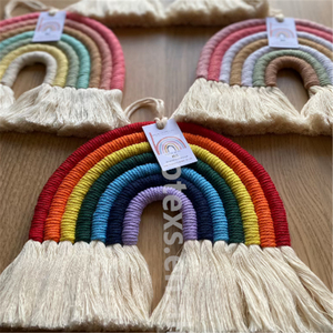 PH972 prezzo di fabbrica Boho Decor baby <span class=keywords><strong>mobile</strong></span> Macrame Nursery Decoration regalo di compleanno appeso a parete colorato - Product Image 1