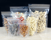 Sachets Doypack mats de qualité alimentaire, recyclables, imprimés sur mesure, avec laminage transparent et fermeture éclair, pour l'emballage de café et de snacks