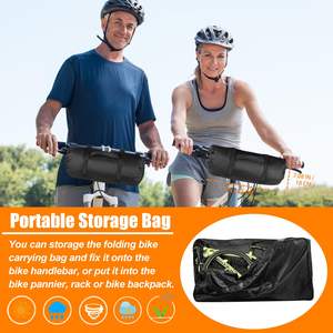Bolsa de Transporte para Bicicleta Plegable, Impermeable, para Viajes en Auto, Tren y Avión - Product Image 2