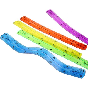 Reglas de Medición Flexibles y Plegables de PVC Transparente de 30 cm, Gran Venta - Product Image 2
