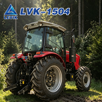 Mini-tracteur 4x4 de 150 CV, essieu renforcé, grande capacité de charge, certifié CE, idéal pour les exploitations forestières et agricoles en zone montagneuse.