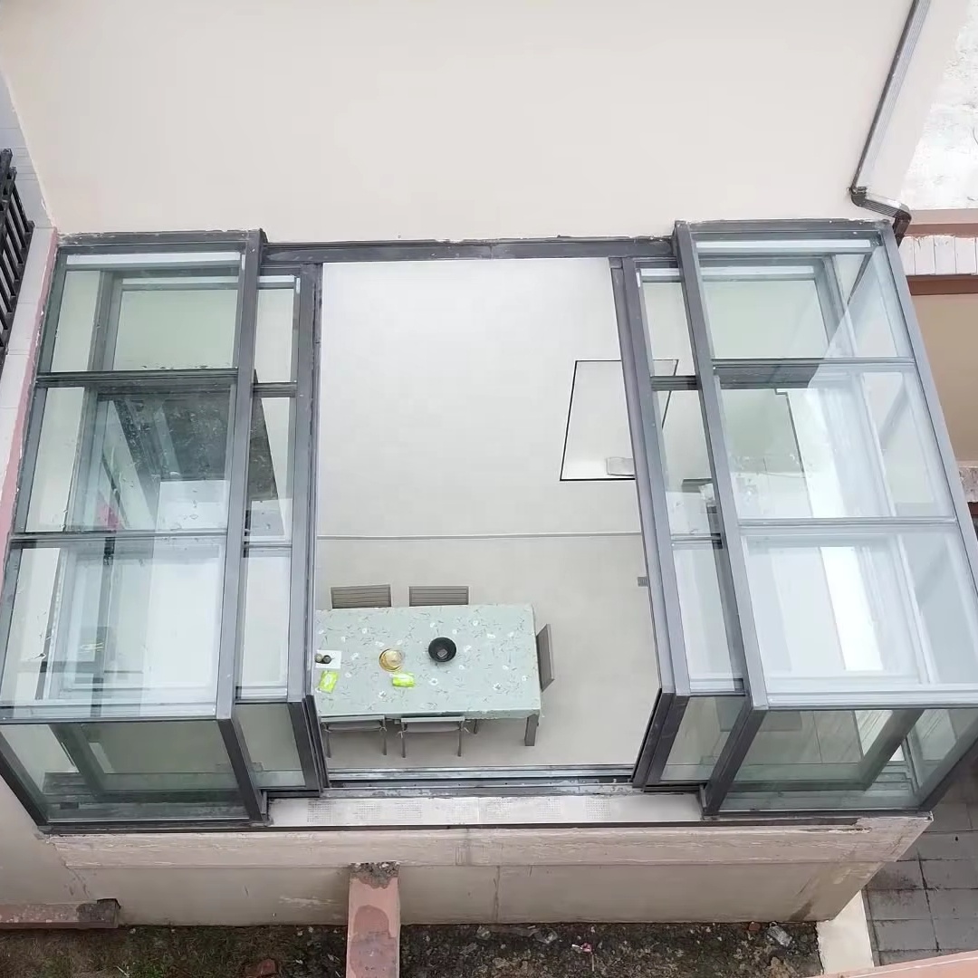 Современный свободно стоящий солярий зимний сад 4 сезона Sunroom Выдвижной алюминиевый сплав закаленное стекло для использования во дворе