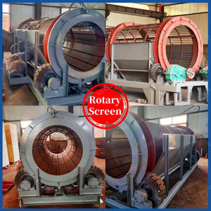 Machine de sérigraphie rotative industrielle, tambour filtrant à mailles fines soudées résistant à la corrosion, <span class=keywords><strong>filtre</strong></span> à tambour à fil en coin - Product Image 4