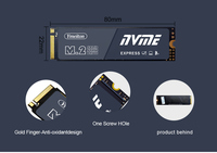 قرص صلب داخلي OEM M.2 NVMe SSD 2280 بسعات 256 جيجا/512 جيجا/1 تيرابايت، أداء عالي السرعة، منفذ توسعة SATA، سرعة قراءة عالية للكمبيوتر المكتبي/المحمول