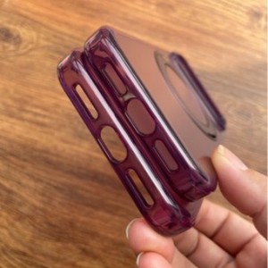 เคสโทรศัพท์อะคริลิกแม่เหล็กแบบด้าน หมุนได้ 360 องศา ผิวสัมผัสทราย ผลิตด้วยวิธีฉีดขึ้นรูป สำหรับ 18 <span class=keywords><strong>Pro</strong></span> และ 18 <span class=keywords><strong>Pro</strong></span> <span class=keywords><strong>Max</strong></span> - Product Image 4