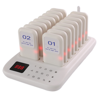Système d'appel sans fil à écran tactile sans fil Signal fort Restaurant Guest Queue Pager pour église clinique Food Truck Nursery