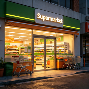 Conception Intérieure d'Hypermarché Clé en Main, Ingénierie EPC, Conception 3D, Construction, Équipement Complet de Magasin, Service d'Assortiment - Product Image 1
