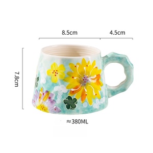 <span class=keywords><strong>Taza</strong></span> de Paja <span class=keywords><strong>Pintada</strong></span> <span class=keywords><strong>a</strong></span> <span class=keywords><strong>Mano</strong></span> con Color Bajo Esmalte MM - <span class=keywords><strong>Taza</strong></span> Grande Floral para Jugo, Uso Diario, <span class=keywords><strong>Taza</strong></span> de Cerámica <span class=keywords><strong>Artesanal</strong></span> - Product Image 5